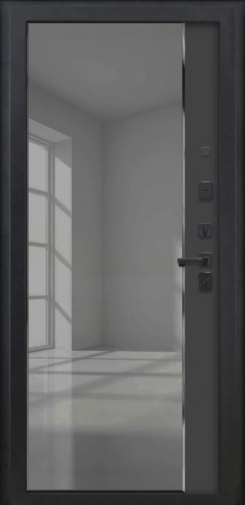 Входная дверь ДвериПРО Элфи ФЛЗ-618 Черный кварц DPRO226236 внутренняя сторона